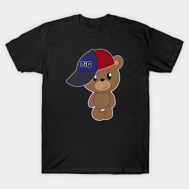 Bear pig T-Shirt by Themonkeypup